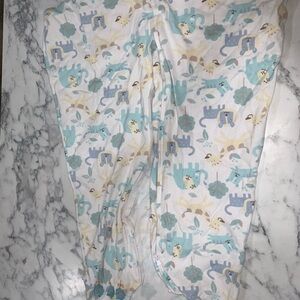 Halo Kids Sleepwear with Blue and Yellow Animal Print